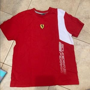Red Ferrari boys T shirt